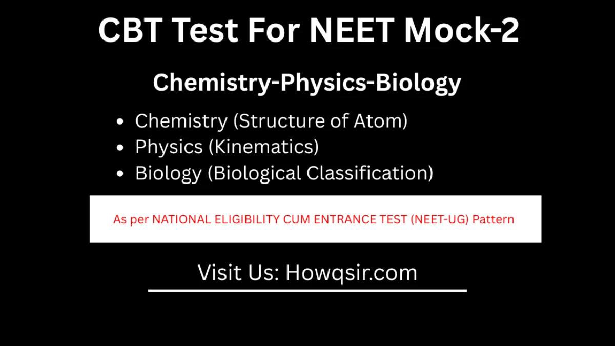 CBT Test For NEET Mock-2