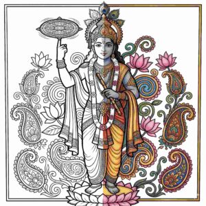 Hindu God Coloring Pages