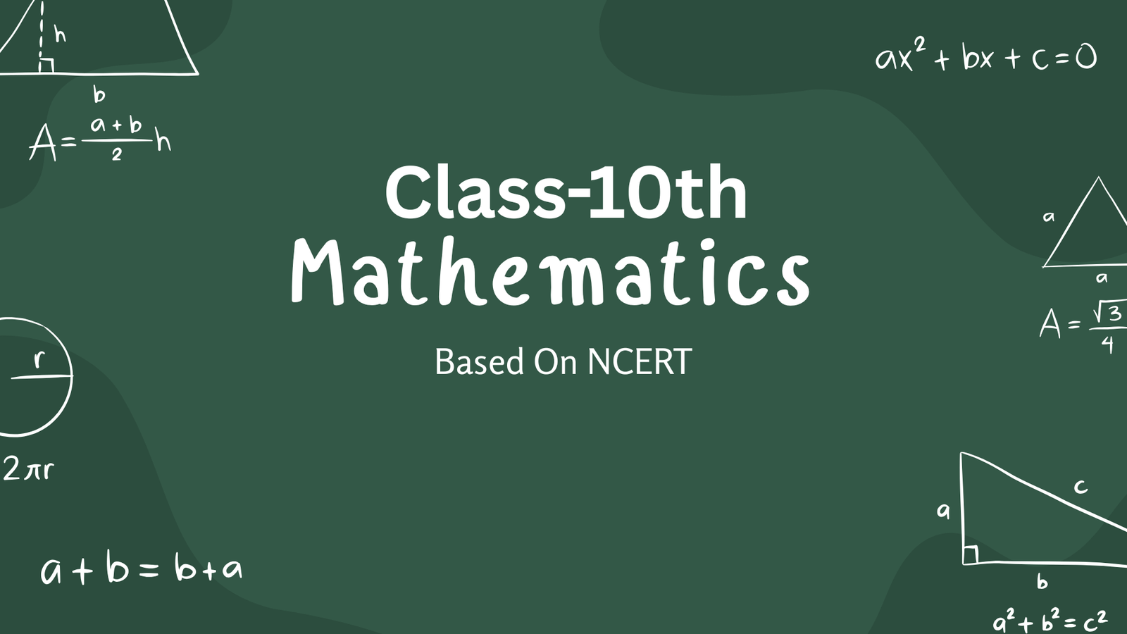 Class 10 Maths Smart Learning