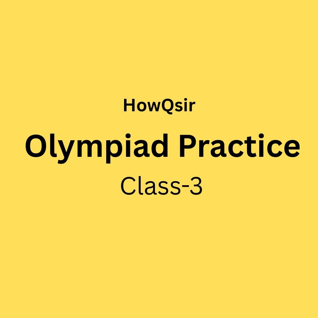 HowQsir Olympiad Practice, Class 3
