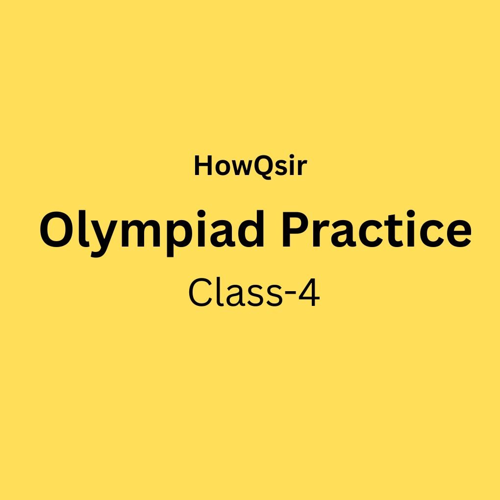 HowQsir Olympiad Practice, Class 4